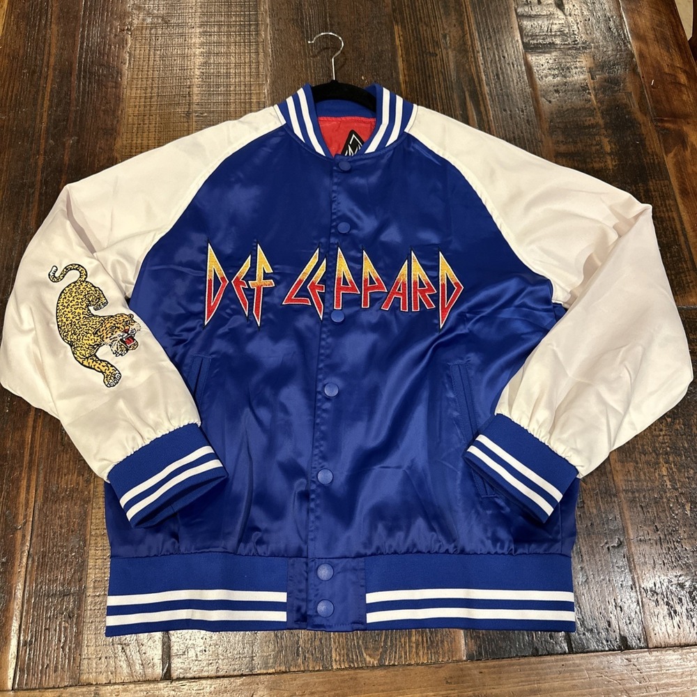 Def Leppard Nylon Bomber Tour Jacket 2024 Size‎ Small